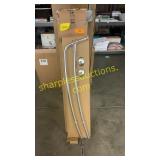 Adjustable double shower curtain rod 48-72 inches