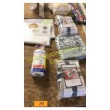 Pillow shams, pillow protectors, small trash bags