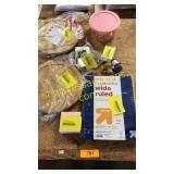 Bamboo turntables, notebooks, misc