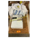 King duvet, 84" blackout curtains