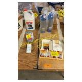 Glue, bubbles, brush library, razors, deoderant