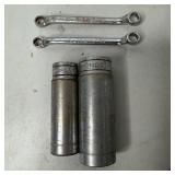 (2) Snap-On 9/16' & 11/16' Deep Sockets