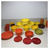 Lot 7- 1970's Harvest Color Series Tupperware