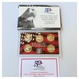 2007  U.S.  Mint 50 State Quarters Silver Proof