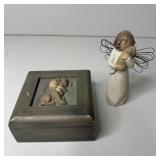 Willow Tree 'Hug' Memory Box & Willow Tree With