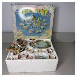 1996 Children's Teddy Bear Tea Set Ceramic 23