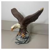 13 1/2' Vintage Ceramic Signed Eagle Figure