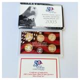 2005  U.S.  Mint 50 State Quarters Silver Proof