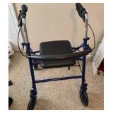 Four-Wheel Foldable Rollator Walker