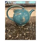 VINTAGE Hall "Airflow" Teapot in Teal with Gold