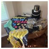 New Years Eve Party Supplies- Hats, Beads,