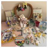 Easter Decor-Wreath, Signs, Baskets, & More