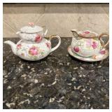 Floral Stackable Teapot & Hand Painted Teapot
