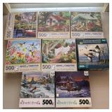 (8) Assorted Pre-Owned Puzzles