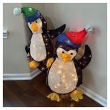 Lighted Penguin Christmas Yard Decoration