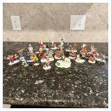 (25) Christmas Village Figurines