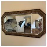 42x22 Ornate Octagonal Framed Mirror