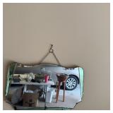 Vintage Scalloped Edge Frameless Wall Mirror