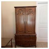 Vintage Solid Wood Armoire