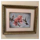 23x19 Framed Signed Hummingbird Print