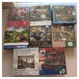(8) Assorted Pre-Owned Puzzles