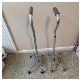 (2) Aluminum Walking Cane