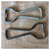 (2) Vintage Wire-Style "Church Key" Bottle Openers