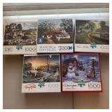 (5) Assorted Pre-Owned Puzzles