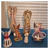 Angel Figurines- Thomas Kinkade, Fontanini By
