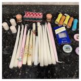 Assortment of Candles & Flashlights
