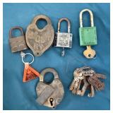 Vintage/Antique Padlocks & Keys