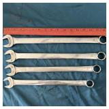 (4) SNAP-ON TOOLS OEXL COMBINATION 12 POINT WRENCH