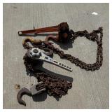 (2) Yale & Towne Coffing Ratchet Lever Hoist
