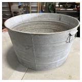 20" Galvanized Wash Tub