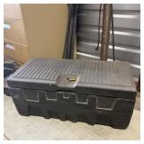 Black Plastic Storage Chest/Box