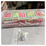 New Gingham Picnic Tablecloth with Bench Covers? &