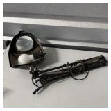 Vintage Black Magnifying Desk Lamp