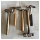 (5) Hammers- Tack/Claw