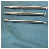 (3) Snap-On Angle Head Screwdrivers