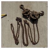 1 Ton Yale & Towne Differential Chain Hoist