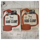(2) New Pony Miter Band Clamps