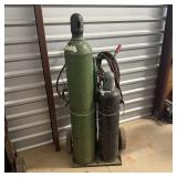 Portable Oxy-Acetylene Welding Tank Setup