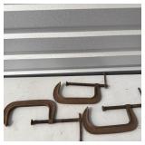 (3) 1480-8" C Clamps