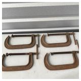 (4) 1480-8" C Clamps