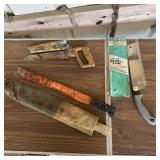 Machete, Bear Saw, & Stanley 10" Short Cut Saw