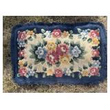Vintage Fringe Floral Rug