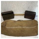 Vintage Ammo Cans & Duffel Bag
