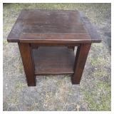 Solid Wood Side Table