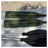 Water Skeeter oars & 2-Black Paddles