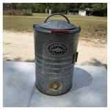 Vintage Igloo Galvanized Metal Water Cooler